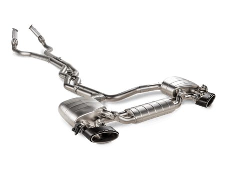 Akrapovic Link-Pipe Set for 2020 Audi RS6 Avant and RS7 Sportback (C8) - Stainless Steel