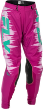 Fly Racing Women's Lite Pants Pink/Turquoise Size 05/06 - Lightweight Motorsport Riding Gear