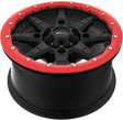 AMS Beadlock Ring Replacement for Roll'n 106 Wheels - 15 Inch, Red - Part Number 15B04