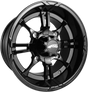 AMS Roll'n 108 Wheel - Front - Black Finish - 14x8 Inches - Fits 4/156 Bolt Pattern