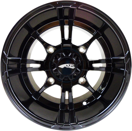 AMS Roll'n 108 Wheel - Rear 14x10 Black for 4/137 Bolt Pattern - Part Number 0230-0862