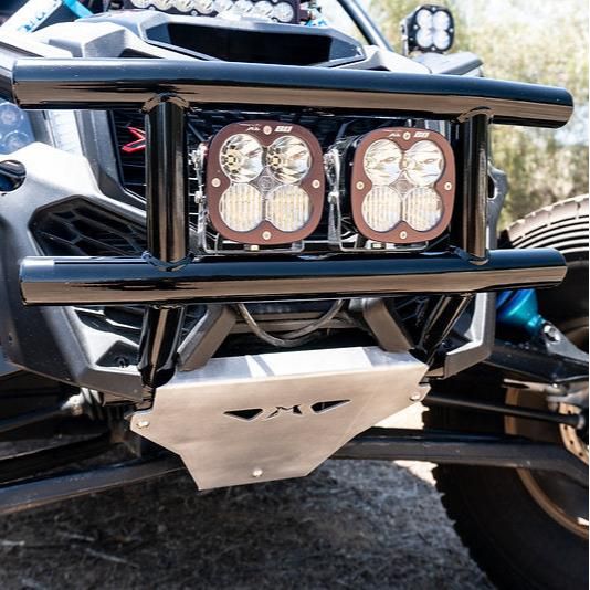 Can Am X3 Double Tube Front Bumper with Bulkhead
