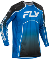Fly Racing Rayce Bicycle Jersey Blue/Black/White XL for Mountain and Road Bikes