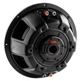 DS18 PSW10.4D 10-Inch 500 Watts RMS Dual 4 Ohm Water-Resistant Shallow Mount Subwoofer for Automotive Use