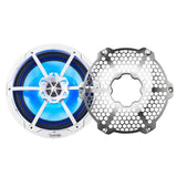 DS18 NXL-M Series 8-Inch Marine and Powersports Speaker with RGB LED Lights – White Finish