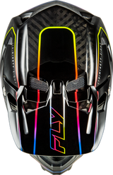 Fly Racing Werx R Flow Carbon Helmet for Off-Road & Motocross - Black Carbon / Black / Multi, XS