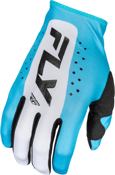 Fly Racing Lite Gloves Blue/White/Black X-Small for Offroad Motorcycles