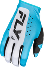 Fly Racing Lite Gloves for Offroad Motorcycles - Blue/White/Black, X-Large