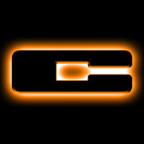 ORACLE Lighting Universal Illuminated LED Letter Badges - Matte Blk Surface Finish - C