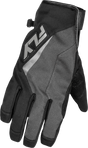 Fly Racing Title Long Gloves Grey/Black 2X - Weatherproof Motorcycle Gloves with 3M Thinsulate Insulation for ATV and Off-Road Vehicles