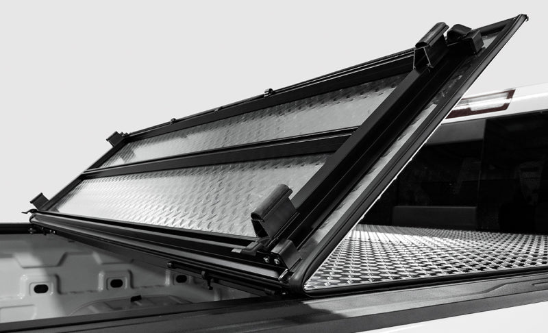 Access LOMAX Tri-Fold Hard Tonneau Cover for 2022-2023 Ford Maverick with 4' 5" Bed