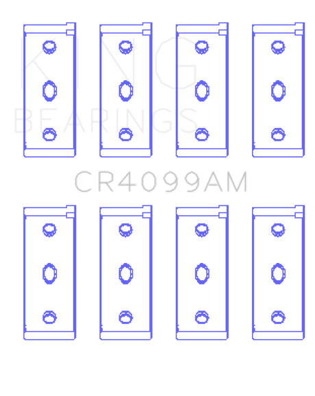 King Engine Bearings Fiat Tempra / 146 (Size 010) Rod Bearing Set