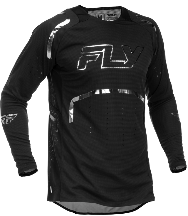 Fly Racing Evolution DST SE Spark Jersey for Motorcycle Riding - Black/Silver, XL