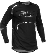 Fly Racing Evolution DST SE Spark Jersey for Mountain Biking - Black/Silver Large