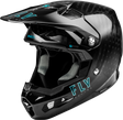 Fly Racing Formula S Carbon Helmet for Motorcycles - Black Large (Part #73-4415L) with Crash Detection and Bluetooth Connectivity