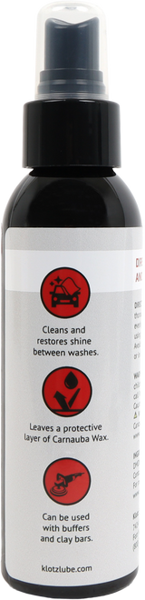 KLOTZ KS-324 Quick Detailer 4 oz – Ideal for Cars, Trucks, and SUVs with Painted, Metal, Glass, and Mirror Surfaces