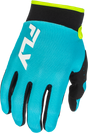 Fly Racing Youth F 16 Gloves Aqua/Black/White Y2XS - Versatile Riding Gloves for Youth Motorcycles