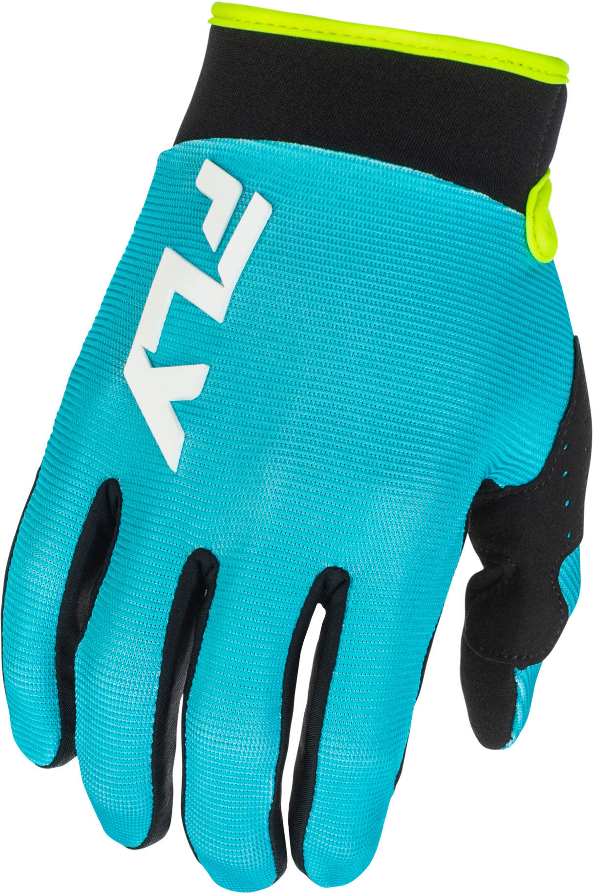 Fly Racing F 16 Gloves Aqua/Black/White XS - Versatile Motorcycle Riding Gloves for All Conditions