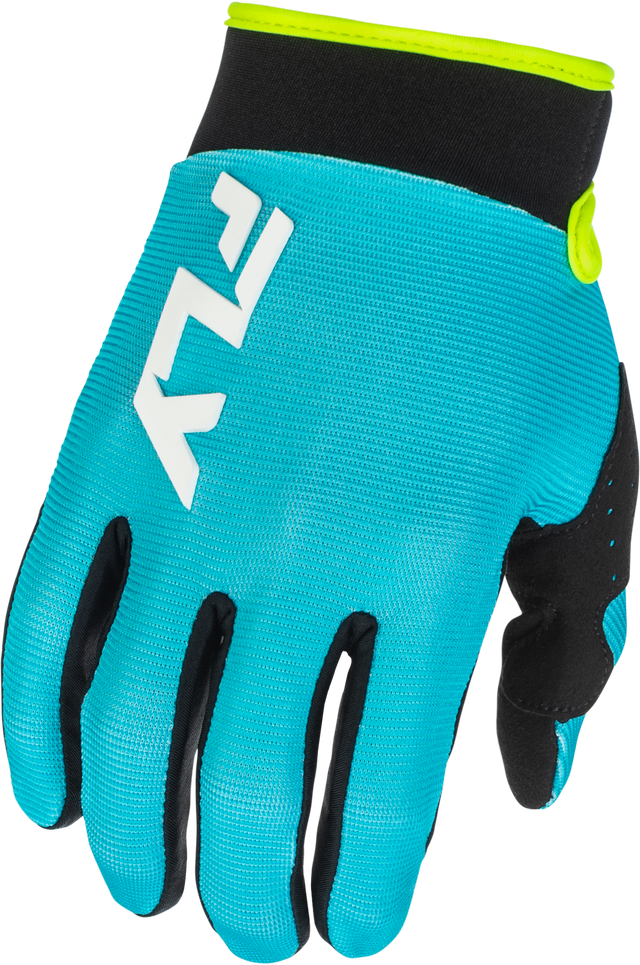 Fly Racing F 16 Gloves Aqua/Black/White XS - Versatile Motorcycle Riding Gloves for All Conditions
