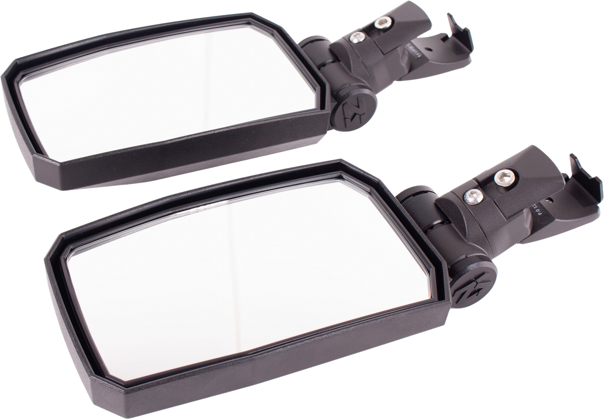 SEIZMIK Trailrider Side Mirrors Pol Pro Fit for ROPS Vehicles with Wide View Convex Safety Glass