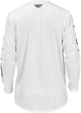 Fly Racing Universal Jersey White/Black Medium - Motocross and Off-Road Riding Gear