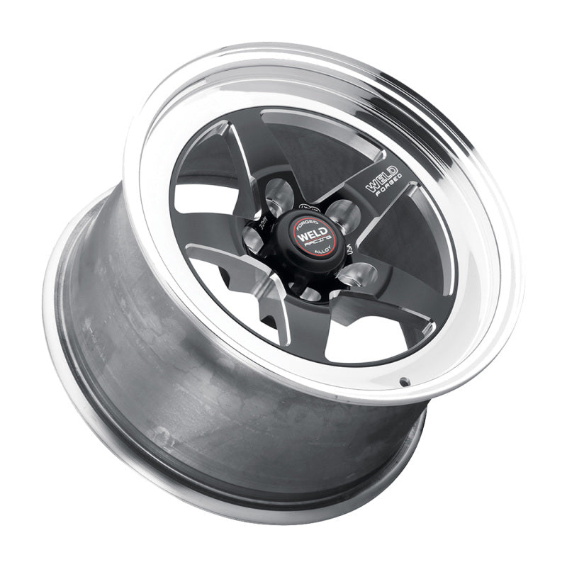Weld S71 15x10 Inch Black Modular Wheel for Pontiac Firebird - Medium Pad, 5x4.75 Bolt Pattern