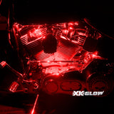 XK GLOW 18-piece 7-Color LED Light Kit with Remote Control for Automotive and Marine Applications