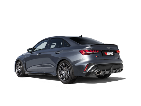 Akrapovic Evolution Line Titanium Catback Exhaust for 2025+ Audi RS3 Sedan (8Y FL) – Part S-AU/TI/28H