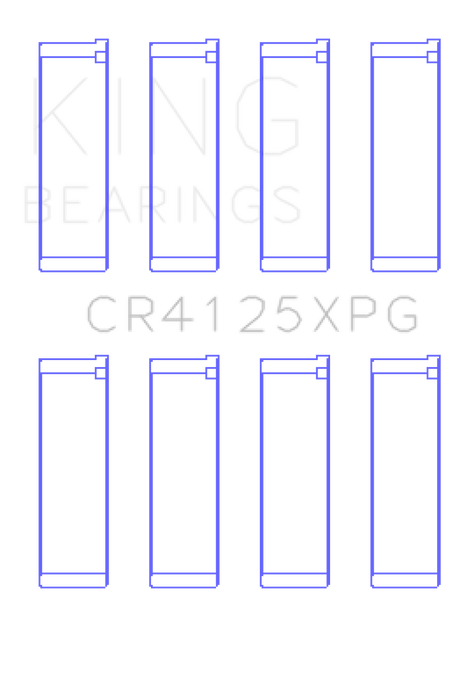 King Subaru EJ20/EJ22/EJ25 (Suites 52mm Journal Size) Tri-Metal Perf Rod Bearing Set - Size +.026mm