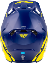 Fly Racing Formula Cc Objective Helmet Navy/Yellow – Lightweight Motorcycle Helmet with Advanced Impact Protection for MX and Off-Road Vehicles