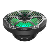 DS18 NXL-M Series 8-Inch Marine and Powersports Speaker with RGB LED Lights - Black