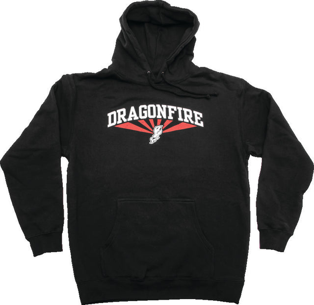 DragonFire Racing DFR AZ Hoodie Black and Red, Size 2XL - Durable PowerSports Apparel