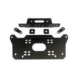 Honda Talon Winch Plate by AJK Offroad Product View Front
