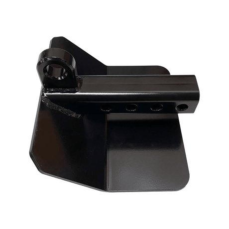 Hitch Skid with Recovery Point by AJK Offroad Side Horizontal View