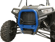 MOOSE OFFROAD Front Bull Bar for RZR – 2-Inch Steel Tubing with Blue Powder Coat – Part No. 0530-1443