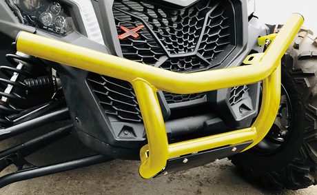Moose Offroad Front Bumper for Polaris Maverick - 0530-1457 - Heavy-Duty Steel Construction with Off-Road Protection