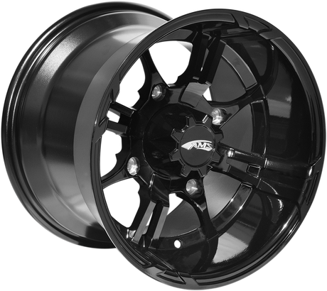 AMS Roll'n 108 Wheel Rear Black 15x10 for 4/156 Bolt Pattern - Part 5001-032BS