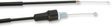 MOOSE Offroad Black Vinyl Throttle Cable for Honda 45-1002 - 33.5 Inch Length