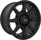 AMS Roll'n 105 15x7 Black Wheel with 5+2 Offset for Ford F-150, Dodge Ram, Chevy Silverado (Part #5707-046AS)