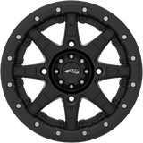 AMS Roll'n 106 15x7 Black Alloy Wheel for 4x110 Vehicles with 5+2 Offset