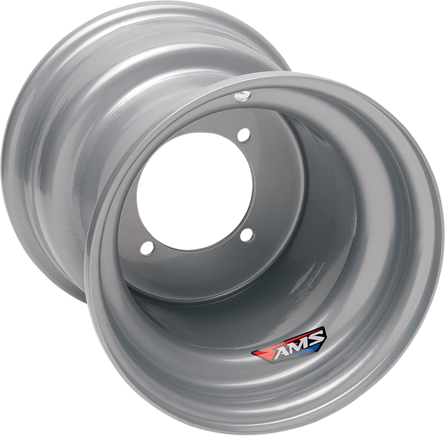 AMS Steel Wheel - Rear - Chrome 9x9 for ATV - Part Number 9923-697