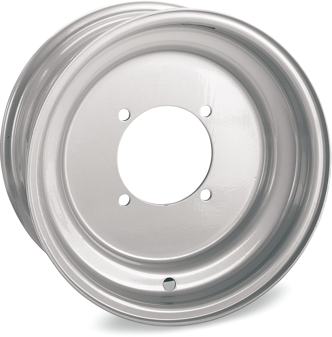 AMS Steel Wheel - Front - Chrome 10x5 for ATV with 4/110 Bolt Pattern (Part Number: 0523-697)
