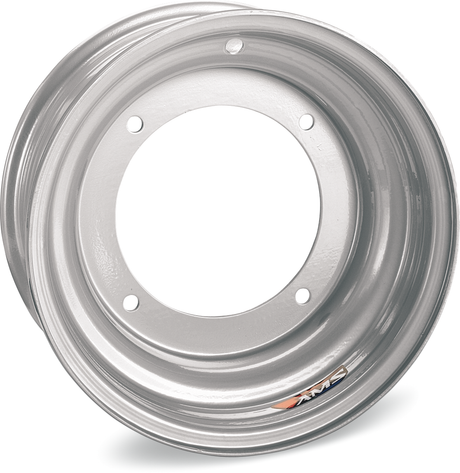 AMS Steel Wheel Rear 10x8 for ATV - Chrome Finish - Part Number 0813-697