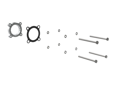 aFe Silver Bullet Throttle Body Spacer Kit for Subaru Crosstrek 2021-2024 with Serrated/Helix Design