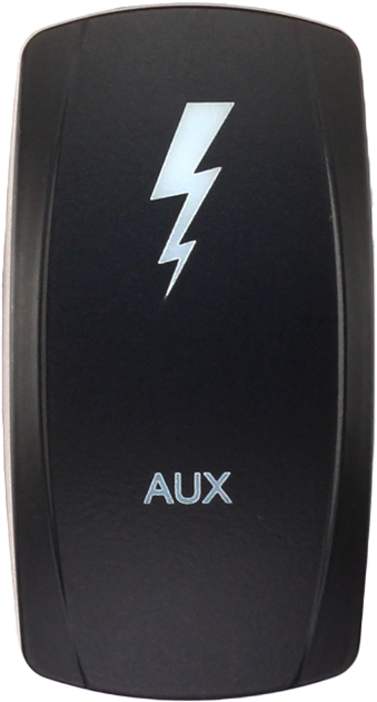 XTC Power Products SW00-00135038 Dash Switch Rocker Face for Auxiliary Lights - Universal Fit