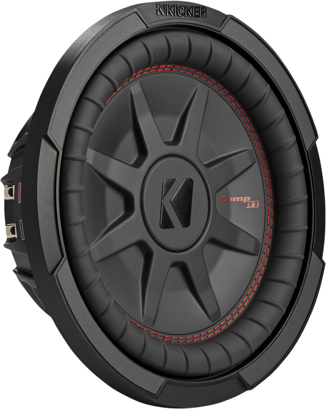 KICKER 10-Inch 400W CompRT Subwoofer 48CWRT102 with Forced-Air Cooling™ for Car Audio