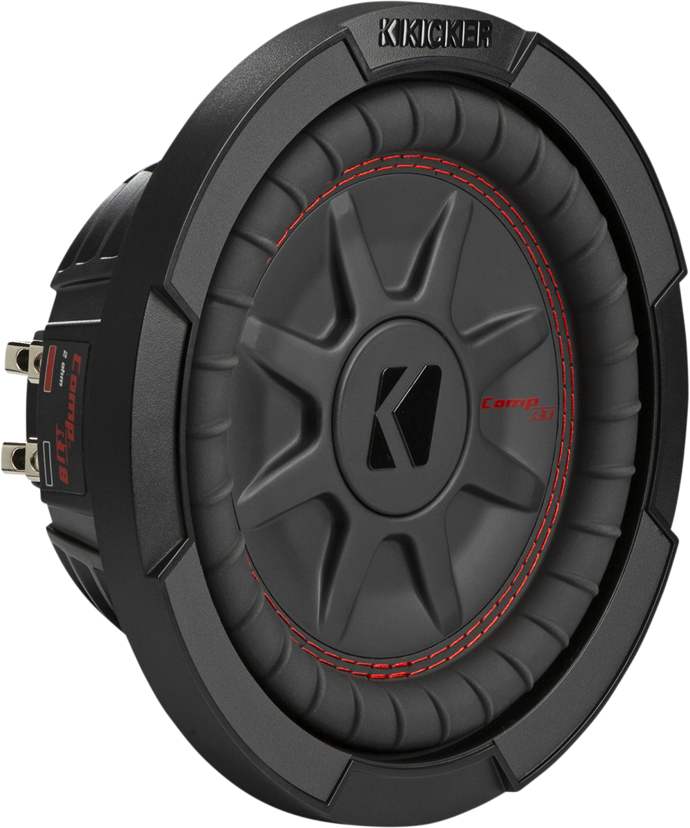 KICKER 8-inch CompRT Subwoofer 300W Model 48CWRT82 for Car and Marine Audio