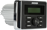 KICKER Bluetooth Media Center 46KMC3 for Car Audio - 200W Power, IP67 Weatherproof, Compatible with USB and RCA Inputs