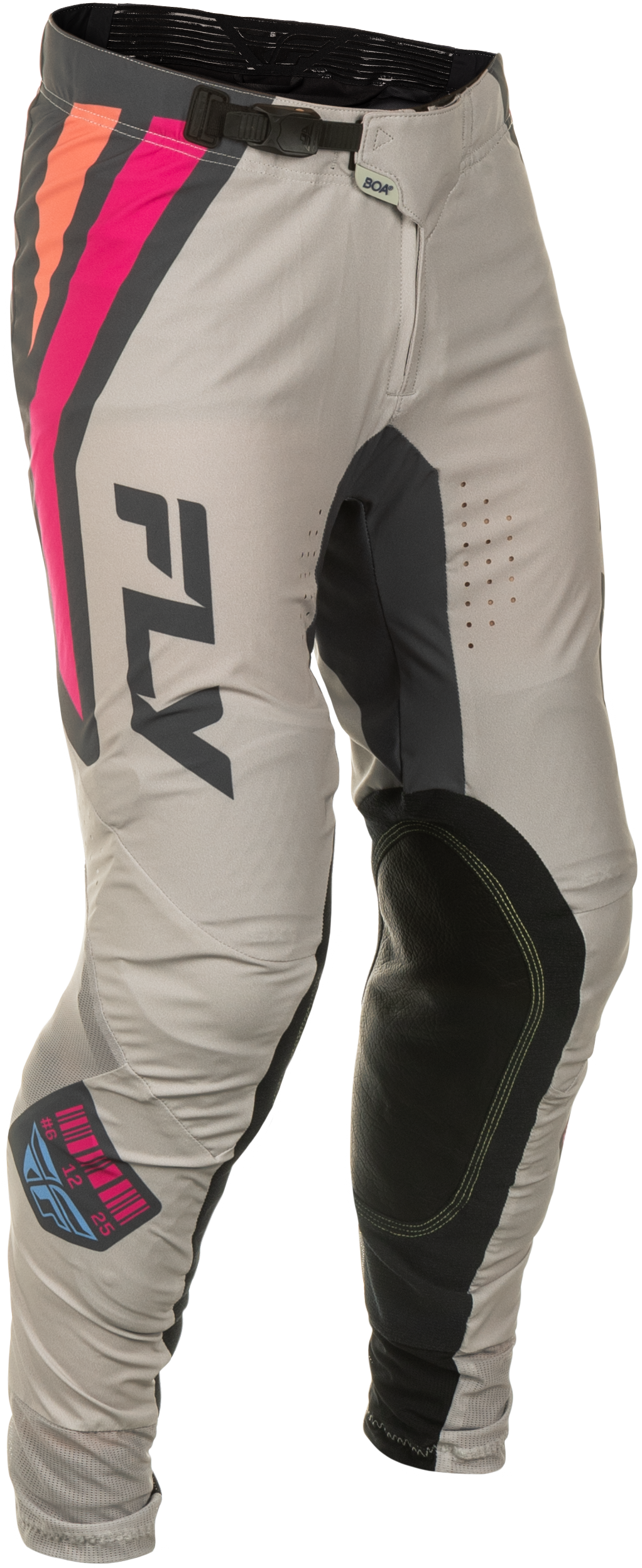 Fly Racing Lite Vice Pants Light Grey/Pink/Coral Size 30 – Motorcycle Riding Gear for Honda, Yamaha, Kawasaki, Suzuki, Harley-Davidson, and more