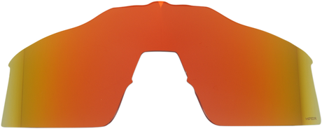 100% Speedcraft SL Red Mirror Lens Part 62002-412-01 for Motorcycles with 5-Base Cylindrical Shield